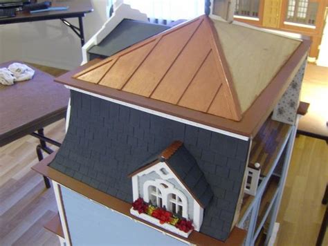 sheet metal roof for toy house|doll house roofing designs.